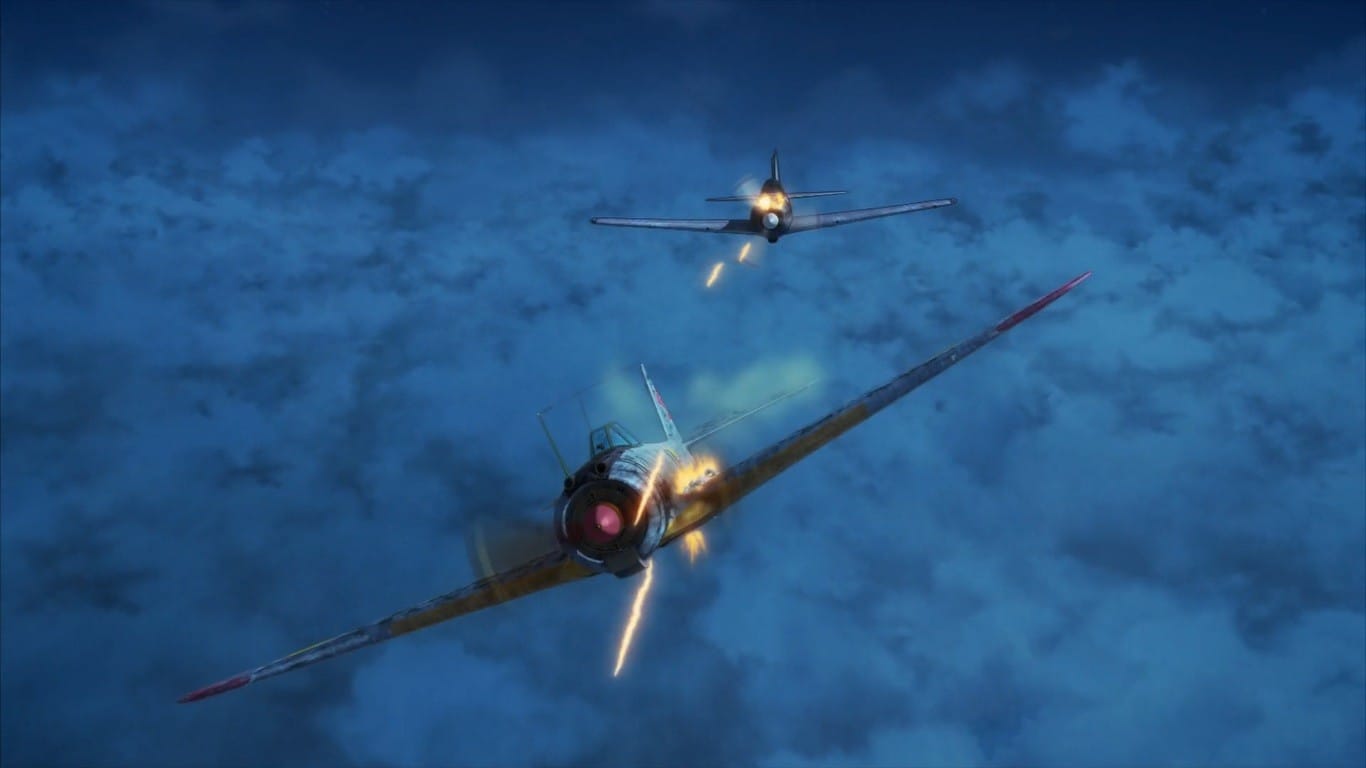 Kouya no Kotobuki Hikoutai aircraft battle