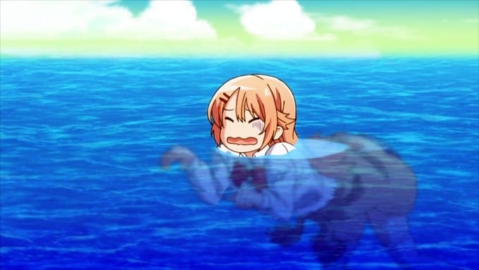 Sounen Desu Ka Kujou Shion swimming